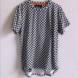 Brooklyn Standard High Low Checkered Shirt M